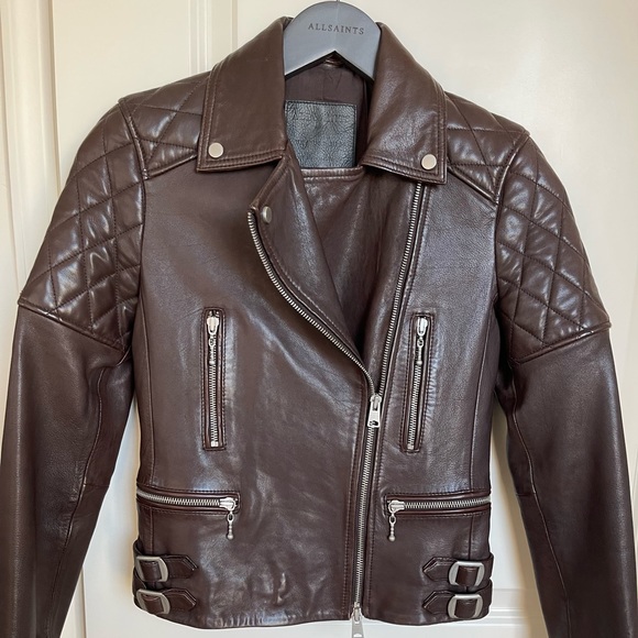 All Saints Armstead Biker Jacket - Picture 1 of 14
